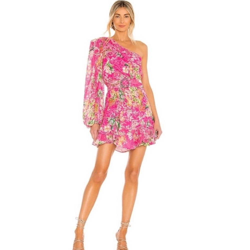 Hemant Nandita worn once one shoulder mini dress